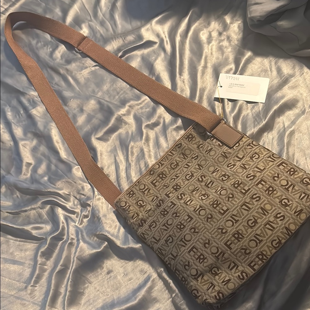 Salvatore Ferragamo Tan Crossbody Bag - Picture 8 of 16